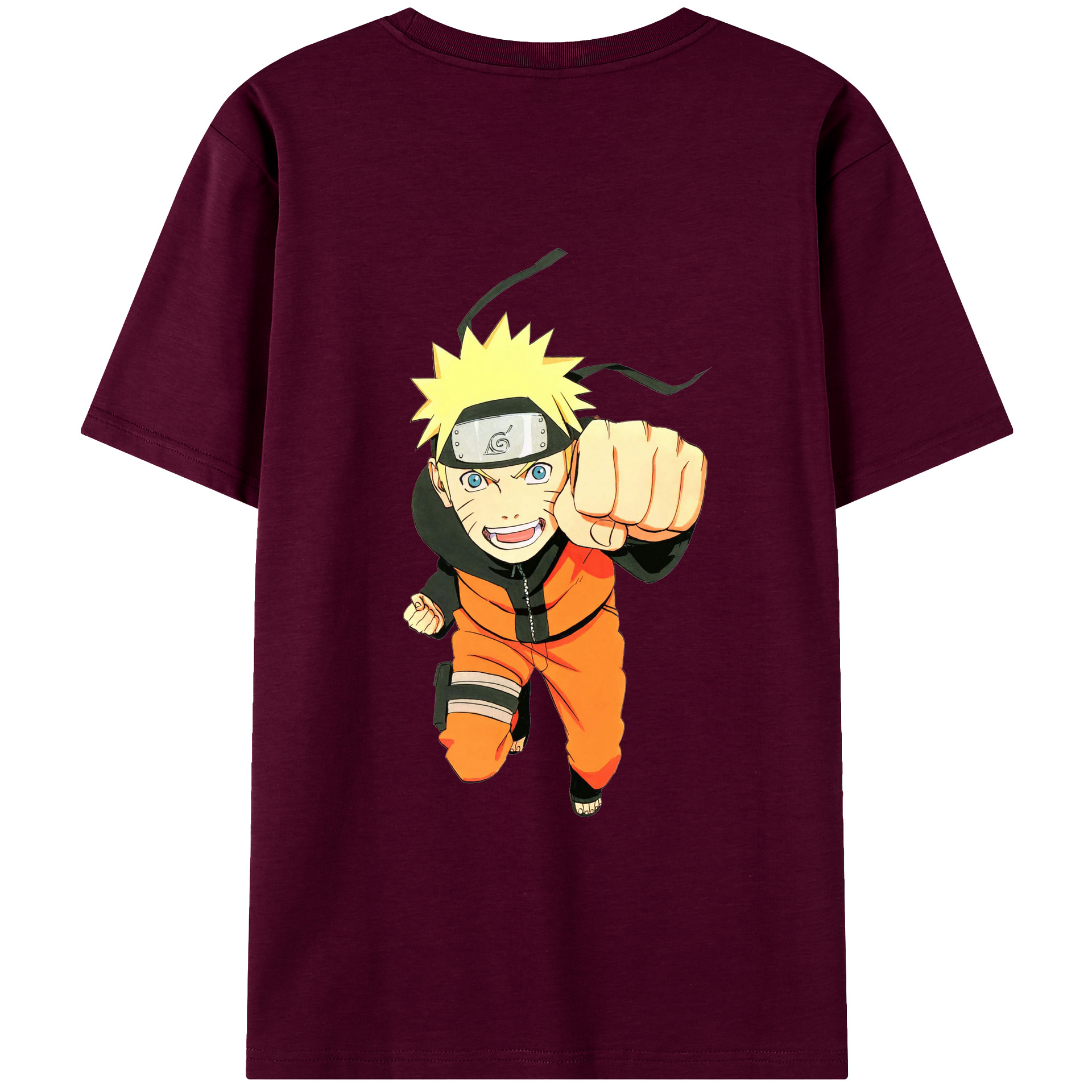 （画像用） NARUTO -ナルト- うずまき ナルト Uzumaki Naruto レディース半袖Tシャツ(バックプリント)